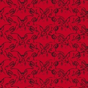 YearOfTheRabbit - Black on Red