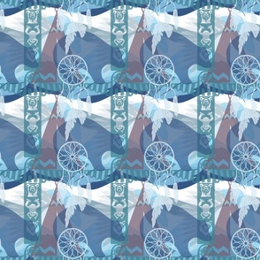 Bear Collage - Blue