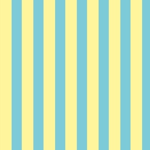 Striped Pattern in Yellow and Blue