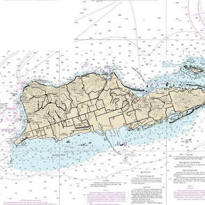 St. Croix nautical map