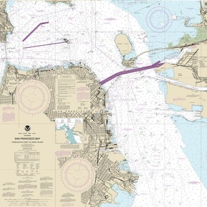 San Francisco nautical map