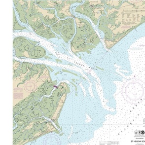 St. Helena Sound nautical map