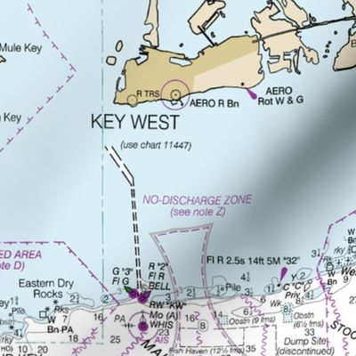 Key West nautical map