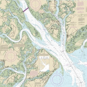 Hilton Head and Port Royal Sound nautical map