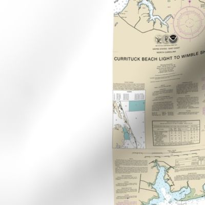 Outer Banks nautical map