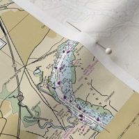 New York Harbor nautical map