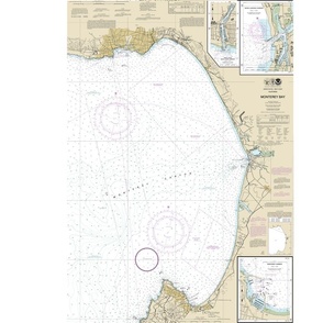 Monterrey Bay nautical map
