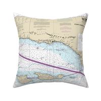 Channel Islands, Santa Cruz Island nautical map