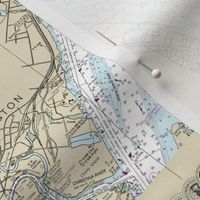 Nautical map of Delaware River, Wilmington to Philadelphia