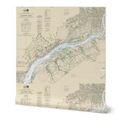 Nautical map of Delaware River, Wilmington to Philadelphia