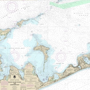 Long Island Gardiners Bay nautical map