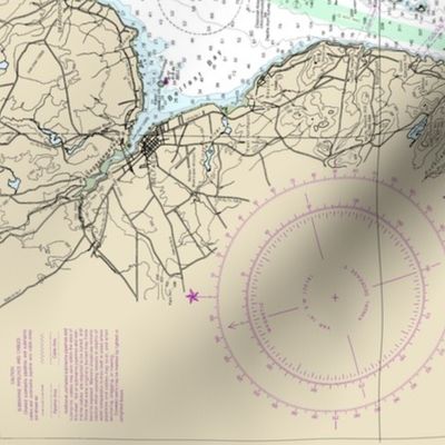 Penobscot Bay nautical map