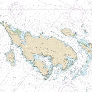 Culebra nautical map