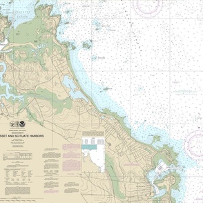 Cohasset and Scituate Harbors nautical map