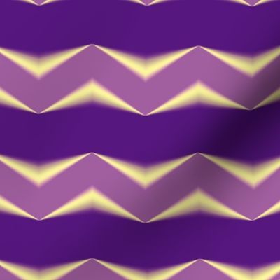 Mauve 3d Chevron and Violet Bands