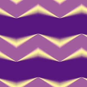 Mauve 3d Chevron and Violet Bands