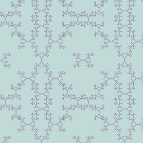 Berries Pattern on Teal (Christmas Southern)