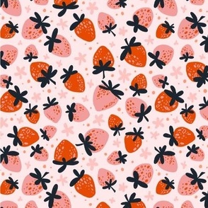 Strawberries - blush pink