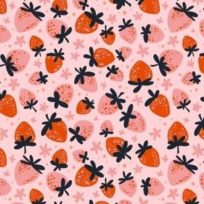 Strawberries - medium pink
