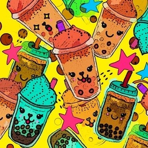 Bubble Tea Collage