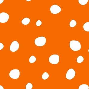 Large Scale White Dots on Carrot Orange