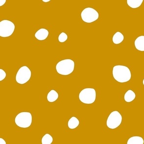 Large Scale White Dots on Mustard