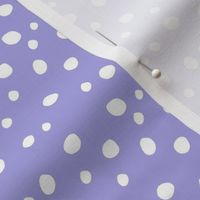 Small Scale White Dots on Lilac