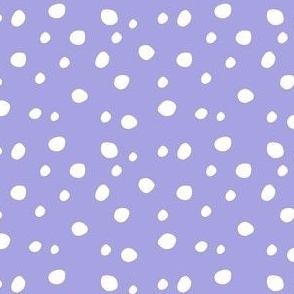 Small Scale White Dots on Lilac