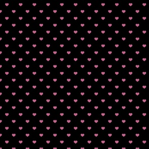 Black Heart Fabric, Wallpaper and Home Decor | Spoonflower