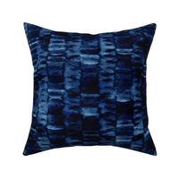 shibori - white stripes on indigo blue - shibori textile pattern
