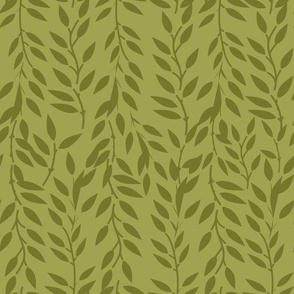 climbing vines dark green on green