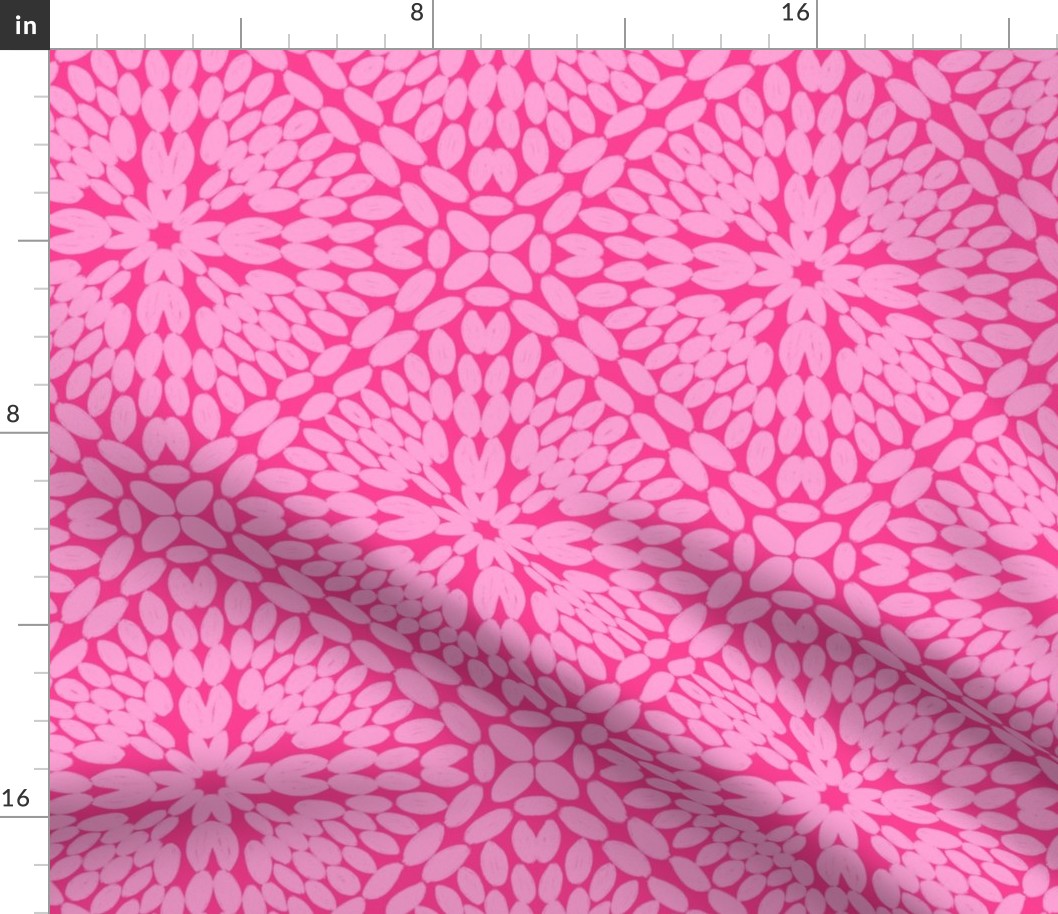 Farmhouse Chunky Crochet Barbiecore Pink by Angel Gerardo - Large Scale