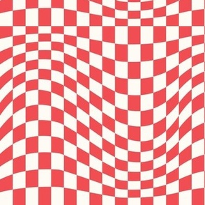 Small Candy Apple Wavy Checkerboard