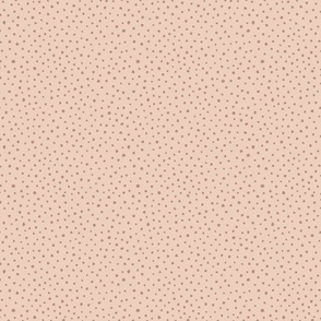 Scatter Paint Brown Dots-Pink