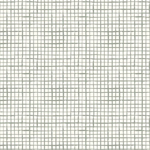 Painted Sage Gingham-Ivory