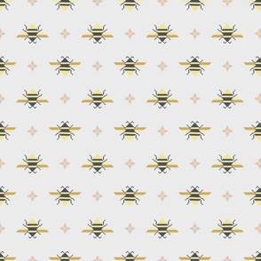 Bees Cross  Stitch