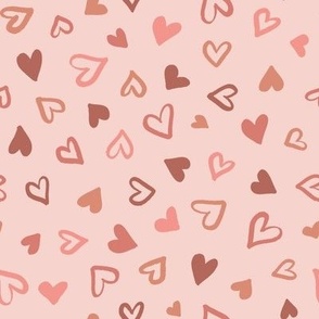 XOXO Valentines Day  Large Multi Color Hearts