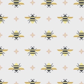 Bees Cross  Stitch