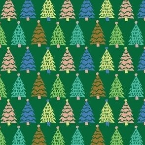 ChristmasTrees-Green Small
