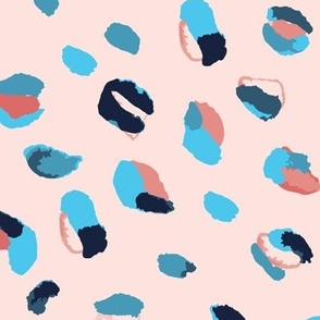 Leopard has Spots - Pink and Blue (LARGE)