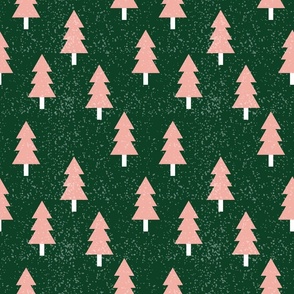 Tile Mini fabric collection 04-Christmas Vibes-Pattern tile_Pattern 02-Christmas tree motif