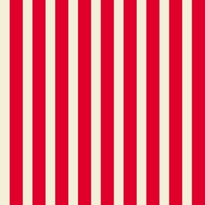 Red Vertical Stripes - Small