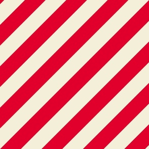 Red Diagonal Stripes