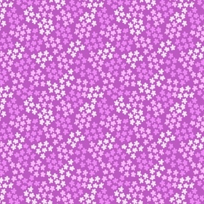 (small) floral clusters monotone purple