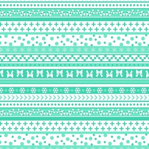 Snow Day Stripe in mint