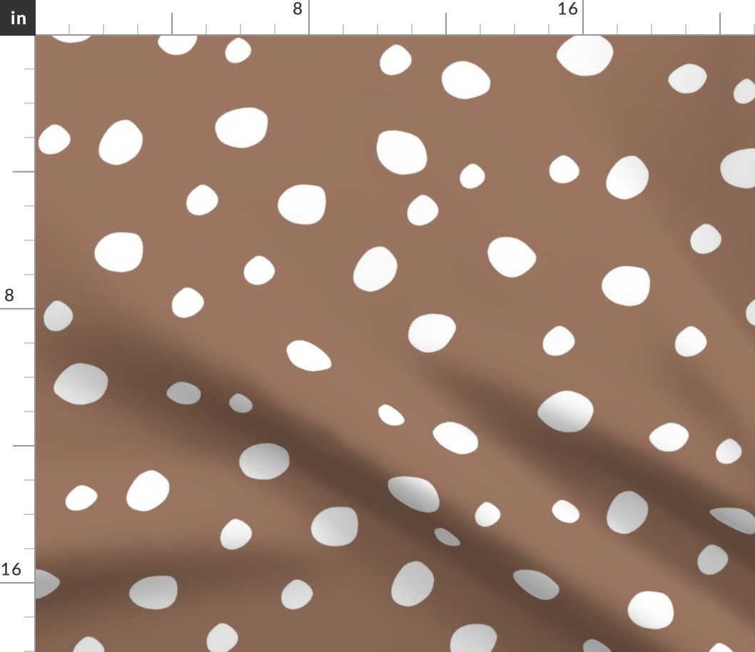 Large Scale White Dots on Mocha