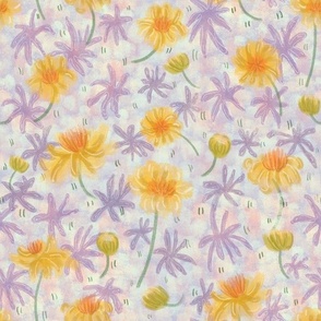 marigold flowers pattern