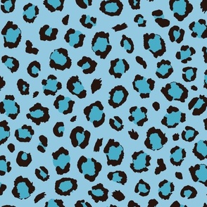 Leopard print blue 