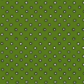 F22 114+04'1'1 M - Animals of the World - Savannah Dots green