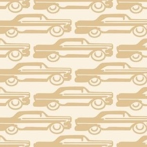 Vintage car silhouette blender pattern (beige) 